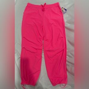 JoyLab Hot Pink Mid-Rise Jogger Pants Extra Long Length NWT Size XL